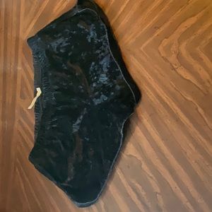 Black Velvet Lounge Shorts